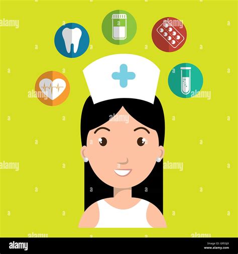 nurse medical uniform woman Stock Vector Image & Art - Alamy