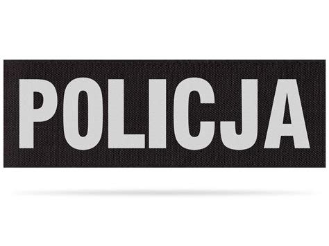 POLICJA Emblemat Odblaskowy HVR Wear Pl