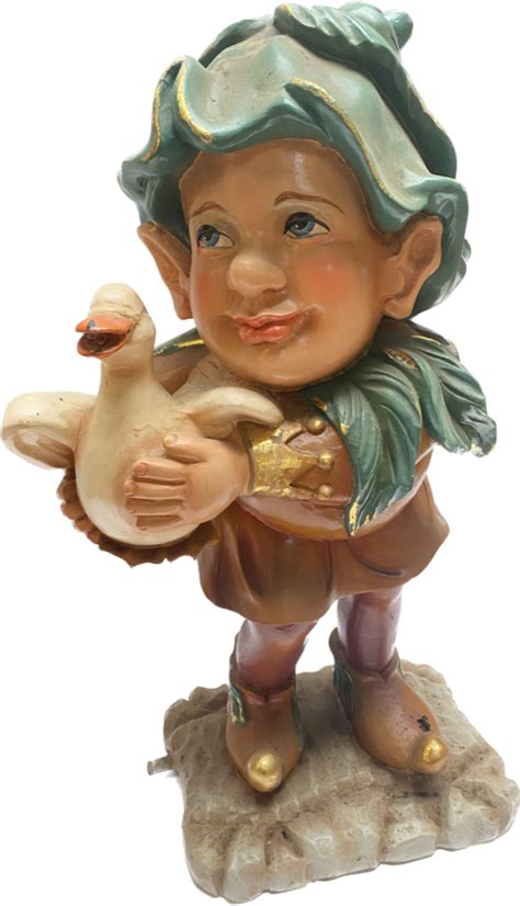 Figurine Gnome Woody With Duck 65 Cm Eliassen Home Garden Pleasure