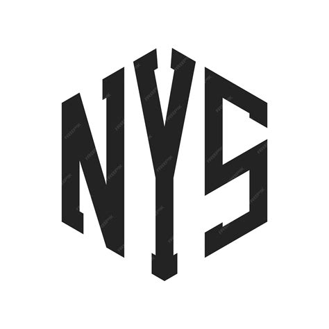 Premium Vector Nys Logo Design Initial Letter Nys Monogram Logo Using