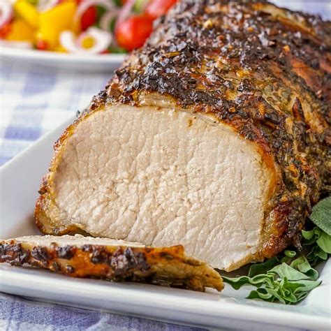 Herb Crusted Pork Loin Roast Plus A Complete Menu With 3 Side Dishes Recipe Pork Loin