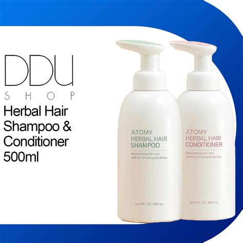 Atomy Herbal Hair Shampoo And Conditioner 500ml Shopee Philippines