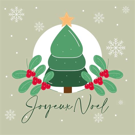 joyeux noel greeting card 6161223 Vector Art at Vecteezy