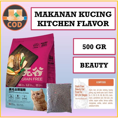 Jual Makanan Kucing Kitchen Flavour Beauty All Life Stage Gr Repack