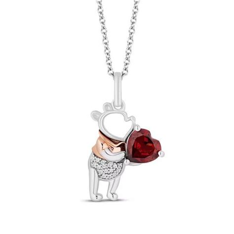 Disney Treasures 100 Years Of Disney Winnie The Pooh Heart Cut Garnet