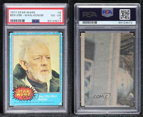 1977 O Pee Chee Star Wars Obi Wan Kenobi Ben Obi Wan Kenobi 6 PSA 4