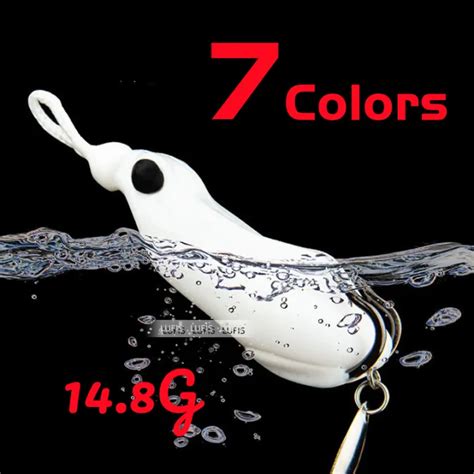 6 3cm 14 5g Fishing Frog Lure Blood Trough Hook Soft Bait Lazada PH