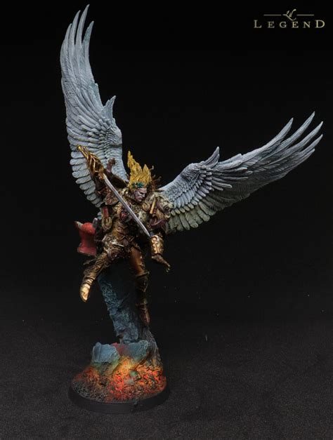 Horus Heresy Sanguinius Lord Of Angels Commission Piece Lil Legend