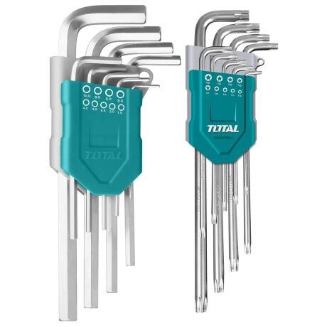 Set De Llaves Allen Y Torx Herramientas Total