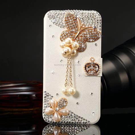 SUNSKY Fevelove For Galaxy S7 G930 Diamond Encrusted Pearl