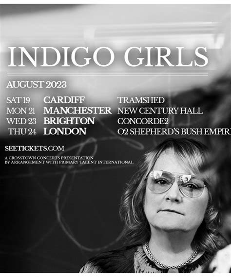 Indigo Girls - 2023 UK Tour - 24 August 2023 - O2 Shepherds Bush Empire ...