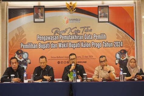 Bawaslu Kulon Progo Adakan Rakernis Pemutakhiran Data Pemilih Pilkada