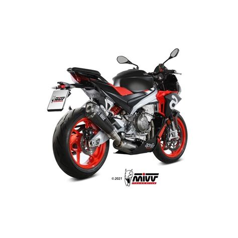 Ligne complète pot dÉchappement MIVV DELTA RACE pour APRILIA RS 660