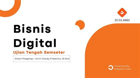 Presentasi Uts Bisnis Digital Youtube