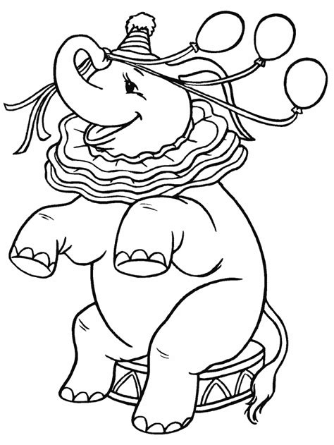 Free Printable Circus Coloring Pages For Kids