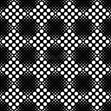 Abstract Geometrical Black And White Dot Pattern Background Stock Vector Illustration Of