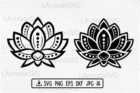 Lotus Flower Mandala Svg Meditation Shirt Yoga Svg Png