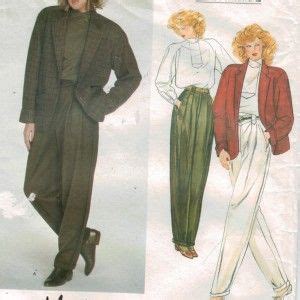 Vogue Pattern 2853 Claude Montana Paris Designer Jacket Top And Pants