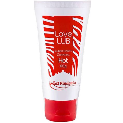 Lubrificante Corporal Love Lub Hot 60 g La Pimienta Cosméticos Vega Love