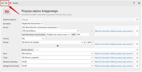 Rewizor Nexo Tworzenie Schematu Dekretacji Dla Faktury Zakupu Krok Po