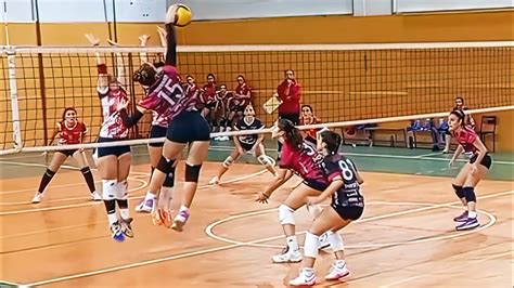 Pallavolo U18F Ecc Diavoli Rosa Vs G S Cagliero YouTube