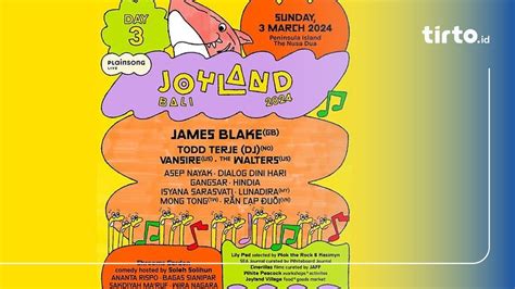 Link Tiket Joyland Bali Daftar Harga Dan Line Up Lengkap