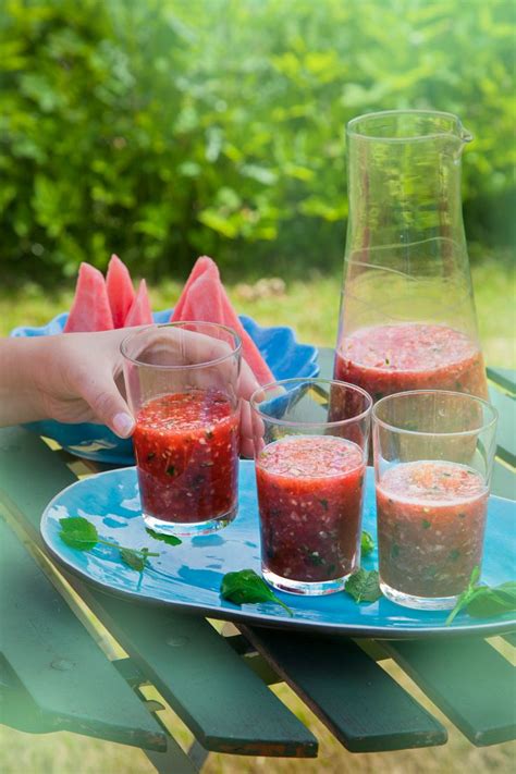 Melongazpacho Recept Tasteline Recept Picknick Vattenmelon