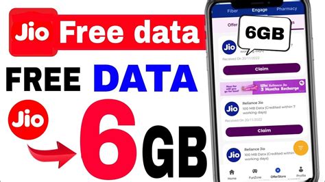 Jio Free Data Offer 2023 Jio Free 6GB Data Jio Free Data Myjio