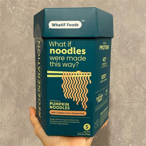 Whatif Foods Bamnut Pumpkin Noodles With Cheeky Curry Seasoning Review