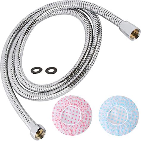 Klabb Shower Hose Extra Long Chrome Handheld Shower