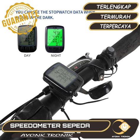 Jual Speedometer Sepeda Backlight Lcd Sd A Sunding Shopee Indonesia