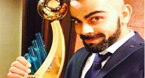 Virat Kohli Receives BCCI Cricketer of the Year Award