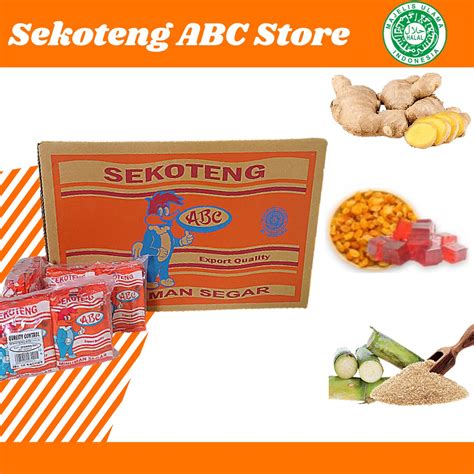 Jual Sekoteng ABC Sari Pati Jahe Asli Gula Tebu Buahan Kering Kemasan