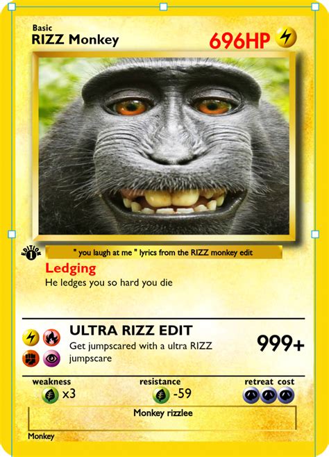 RIZZ Monkey - PokeCardMaker