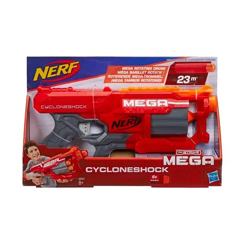 Pistola Dardos Nerf Mega Cycloneshock De Hasbro