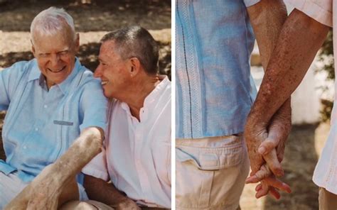 Pareja gay de abuelitos se viraliza por sesión de fotos en Yucatán El