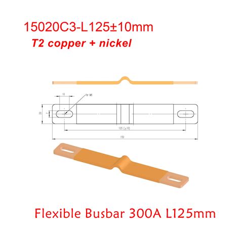 Barre Omnibus Flexible En Cuivre Plat Regional Batterie Lifepo Pi Ce