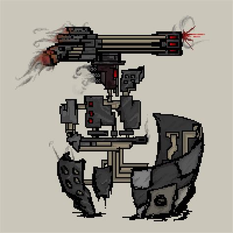 [oc][cc] Steampunk Robot R Pixelart