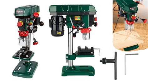 Parkside Bench Pillar Drill Ptbm D With Angle Off