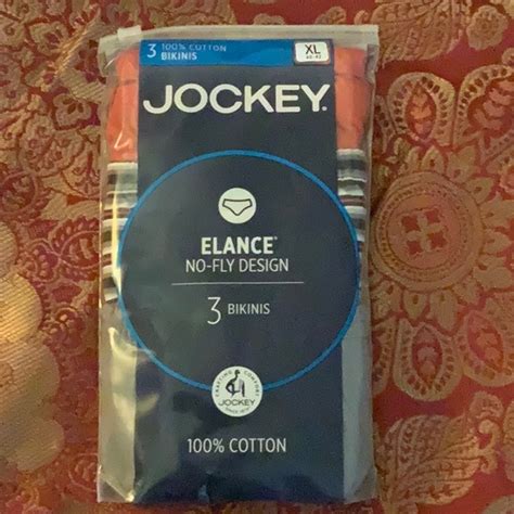 Jockey Underwear Socks Mens Jockey Elance Bikini Briefs Underwear 3 Pack Size Xl 0 Cotton