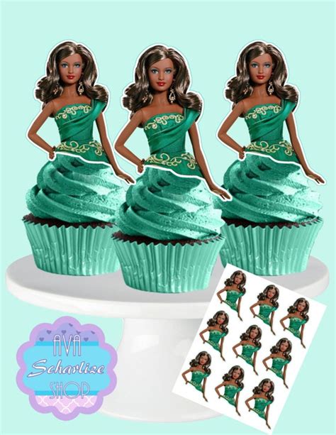 Black Barbie Cake Topper