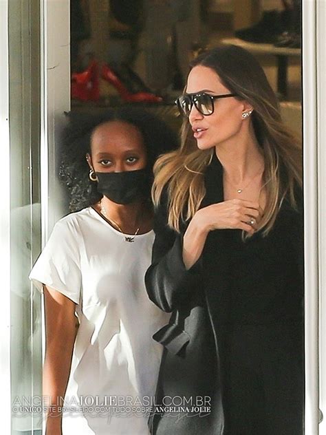 Jolie E Zahara Fazem Compras Em Beverly Hills Blog Do Norman