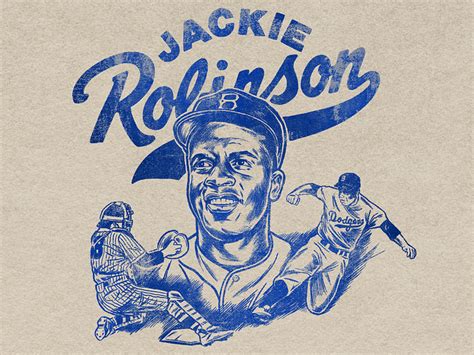 Jackie Robinson by Mark Mounts on Dribbble