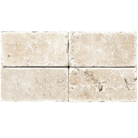 Buy Ivory Travertine Tile X Inch Backsplash Box Pyramids Tile And