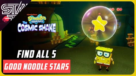 All Good Noodle Star Locations Spongebob Squarepants The Cosmic