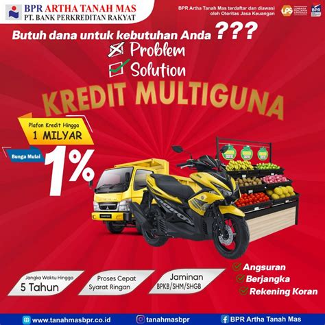 kredit multiguna bpr artha tanah mas