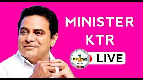 LIVE Minister Sri KTR Addressing The Press Conference At CDMA Office