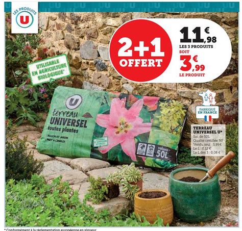 Promo Terreau Universel U Chez U Express Icatalogue Fr