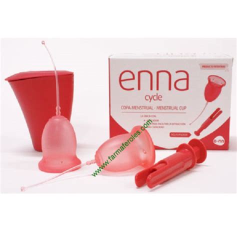 Enna Cycle Copa Menstrual Talla M 2unidades Esterilizador Aplicador