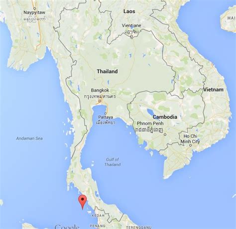 Where is Ko Lipe on map Thailand